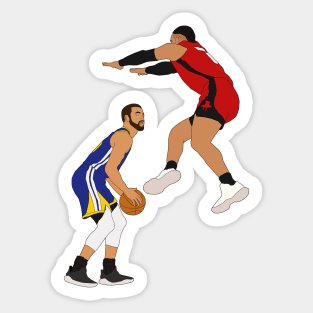 Steph Curry vs Dillon Brooks Sticker